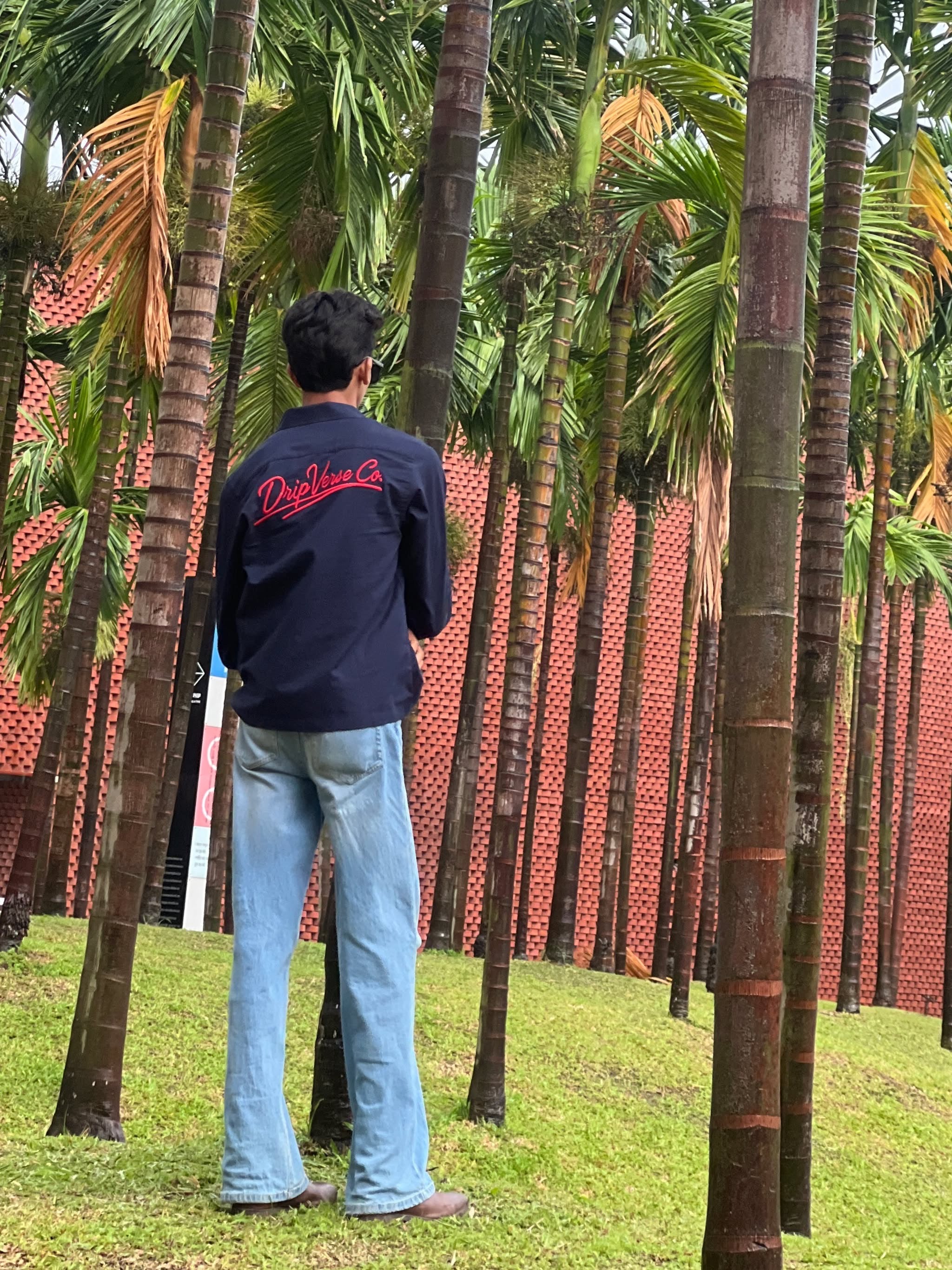 Dripverse Overshirt-01 (Navy Blue)