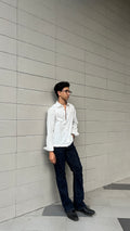 Dripverse Long Sleeve Shirt- Off White