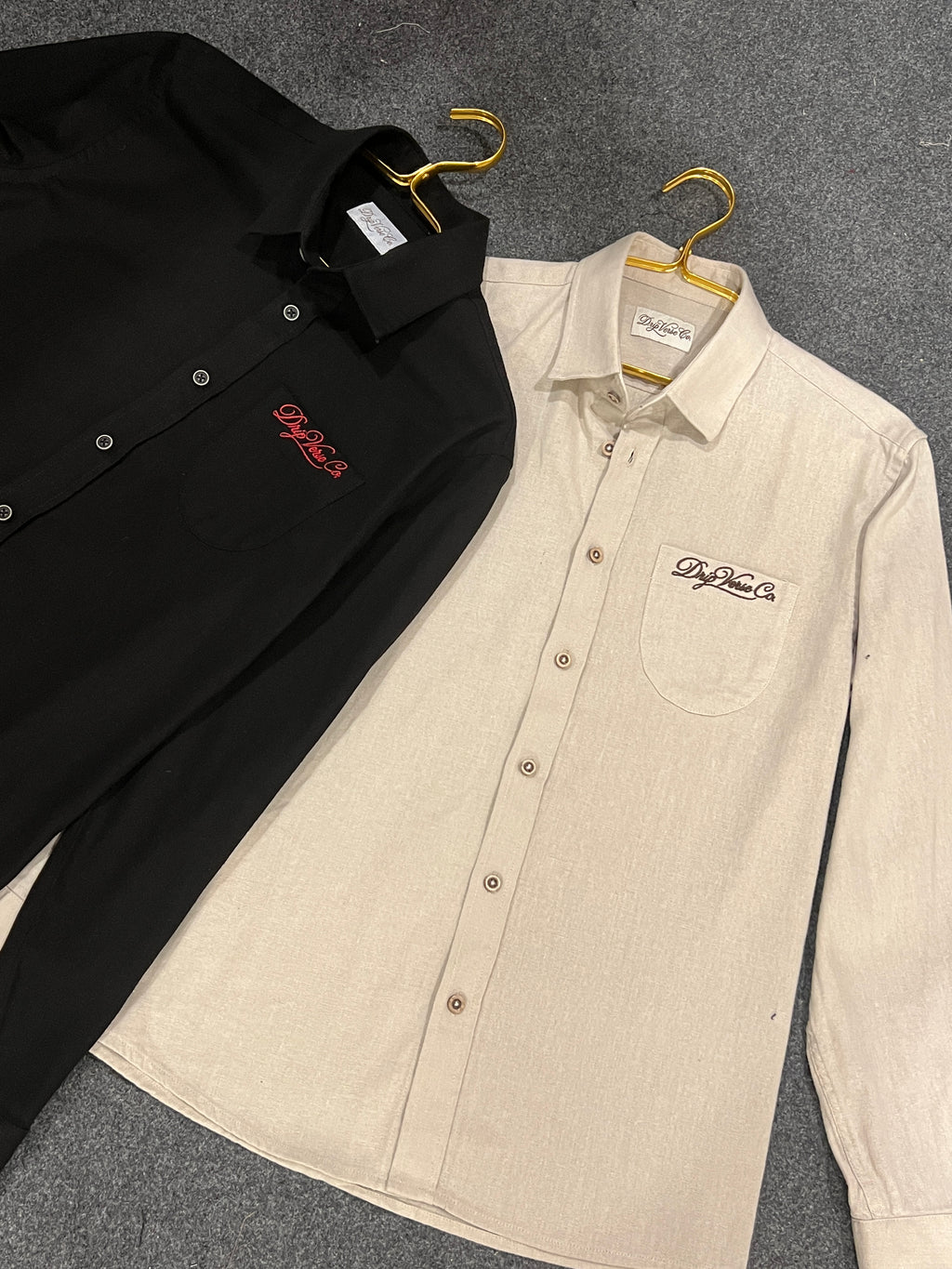 Round Pocket Linen Shirt