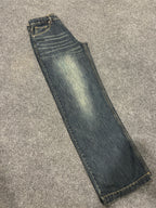 Straight Fit Baggy Pant -Faded Black