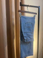 Straight Fit Baggy Pant-Sky Blue